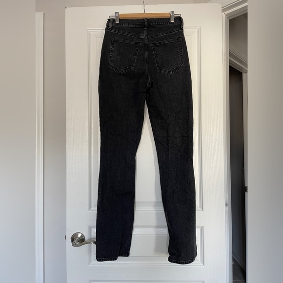 NWOT Abercrombie & Fitch Ultra High Rise 90s Slim Straight Jean - Picture 3 of 4